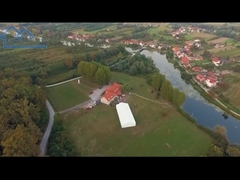 Aluminiowa rama kształtu Duży namiot imprezowy na imprezę bankietową na świeżym powietrzu ze ścianami bocznymi