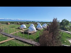 Hotel wodoodporny geodezyjny glamping dom namioty dom z fabryczną cenę na sprzedaż