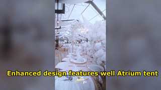 Projekt aluminiowego namiotu atrium o szybkiej konfiguracji w Wielkiej Brytanii