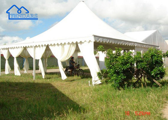 kupować Zastosowane tkaniny PVC ramy aluminium stopu wodoodporne baldachody pagody namiot imprezowy online manufacture