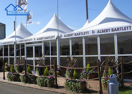 kupować Łatwe w obsłudze, Custom Aluminium Glass Pagoda Canopy Tent Frame For Restaurant And Party online manufacture