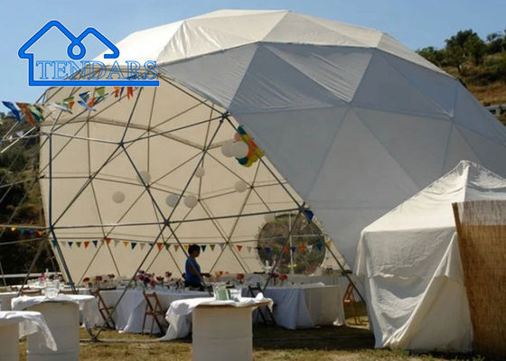 kupować Odporny na ogień/odporny na promieniowanie UV/odporny na wodę namiot zewnętrzny Diy Geo Dome Dance Tent / Yoga Dome Tent / Event Tent produkcja online