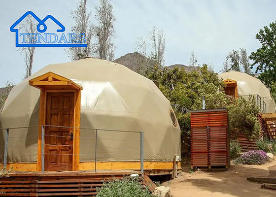 kupować 8 m średnicy Igloo Geodezyczna konstrukcja kopuła stalowa namiot kempingowy okrągły kopuł namiot glamping na wystawie online manufacture
