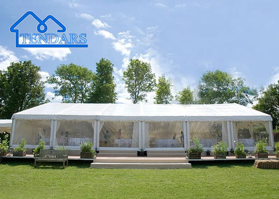 kupować Poolside Party Marquee Tents Galwanizowana ramka tkanina PVC odporna na wiatr Rozszerzona konstrukcja baldachim produkcja online