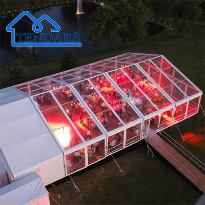 kupować Luxury Clear Span Party Marquee Tents PVC Wedding Event Transparency Tent Urodziny online manufacture