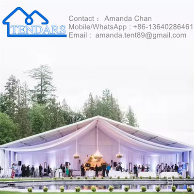 kupować Cuctom Rproof Fireproof Wind Resistant Canopy Marquee Event Party Ślubny namiot Event Marquee Tent produkcja online