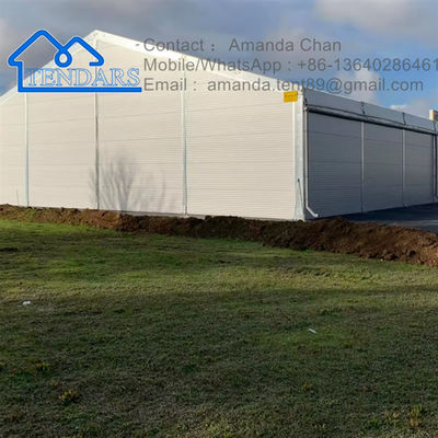kupować Zastosowany kolor i rozmiar Duży ramy aluminiowe PVC A kształt zewnętrzny namiot do przechowywania na sprzedaż online manufacture
