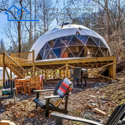 kupować Wypożyczalnia na zewnątrz Luxury Four Season Dome Hotel Geodesic Glamping House Dome online manufacture
