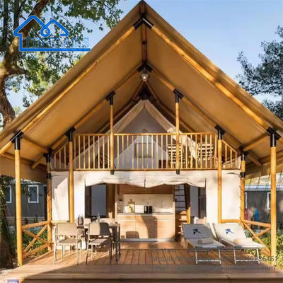 kupować Zewnętrzny wodoodporny duży namiot hotelowy Safari luksusowy Safari z łazienką online manufacture