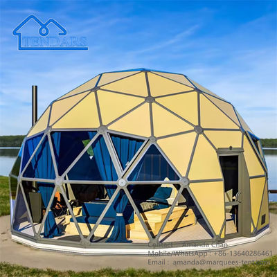kupować Odporny na wodę geodezyjny namiot kopułowy hotele luksusowy namiot kopułowy glamping na zewnątrz online manufacture