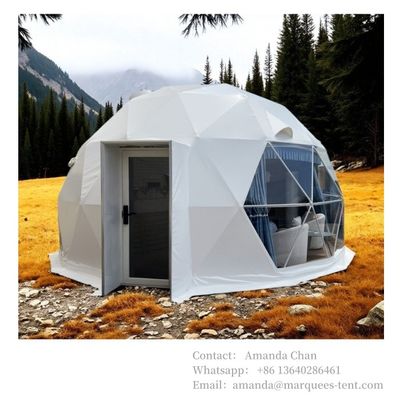 kupować Wodoodporny, ognioodporny, wiatroodporny namiot Safari Glamping o powierzchni 20 m2 Luksusowy kurort Igloo Dome Namiot hotelowy produkcja online