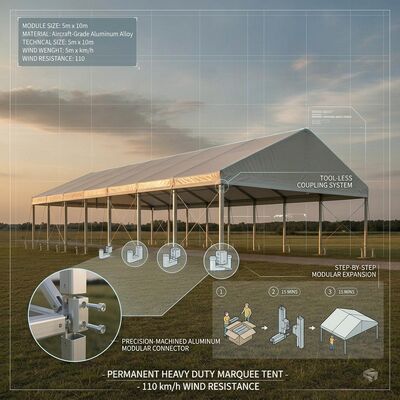 kupować Odporne na promieniowanie UV namioty namiotowe na imprezy firmowe Wytłaczana rama ze stopu aluminium Baldachim Konstrukcja zewnętrzna schronu produkcja online