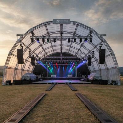 kupować Festiwal muzyczny Występ na scenie Namiot imprezowy Profesjonalne oświetlenie dźwiękowe Osprzęt Konstrukcja baldachimu europejskiego miejsca wydarzenia produkcja online