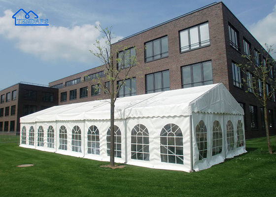 Galwanizowany ramy stalowe 4x4m Party Marquee namiot 850g/m2 tkaniny PVC szybki montaż na urodziny