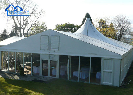 Namioty ślubne Four Seasons z oknami z materiału aluminiowego namiot ramkowy