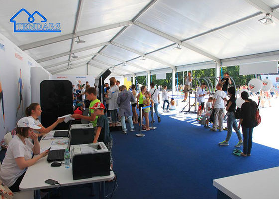 Aluminiowy ramy PVC pokrycie nieskończone rozszerzenie Marquee namiot na wystawę Kościół Festiwal Catering Event