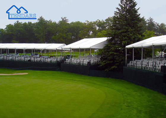 Luksusowe aluminiowe namioty bankietowe na świeżym powietrzu w kolorze białym Ognioodporne duże namioty zewnętrzne na namiot imprezowy