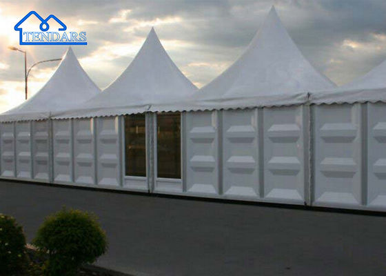 Pawilon Pagoda Aluminium Wodoszczelny Wydarzenie Wysoki Szczyt namiot ze szklanym murem