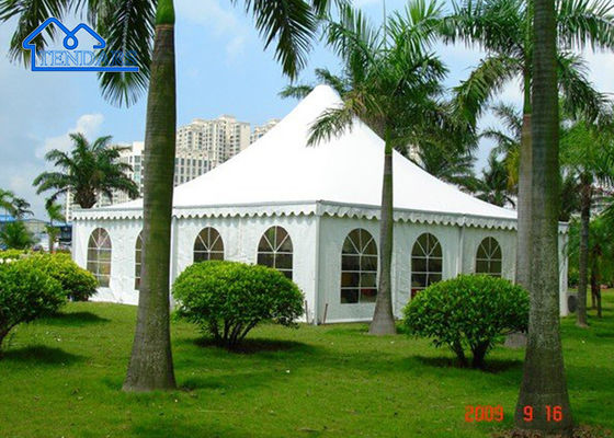 5x5 Aluminiowa konstrukcja ze stopu zewnętrznego Biały Pvc baldachim Marquee UV odporny namiot pagody