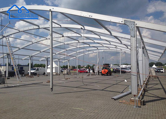 Szklany namiot ścienny jasny górny luksusowy ślub Matquee Aluminium Arch Ram Out Door Party Arcum Event Tent