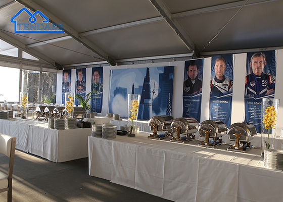 Aluminiowy ramy Marquee Arcum namiot na 500 osób dla weselnych bankietów i wystaw handlowych