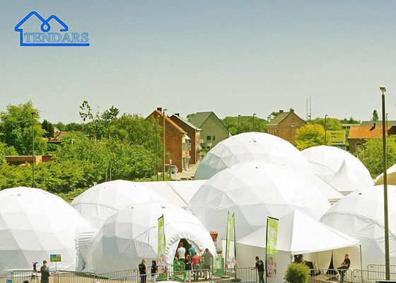 30m Dia PVC Cover Commercial Dome Tent Aluminium Alloy Wyizolowany do pomieszczeń wydarzeń
