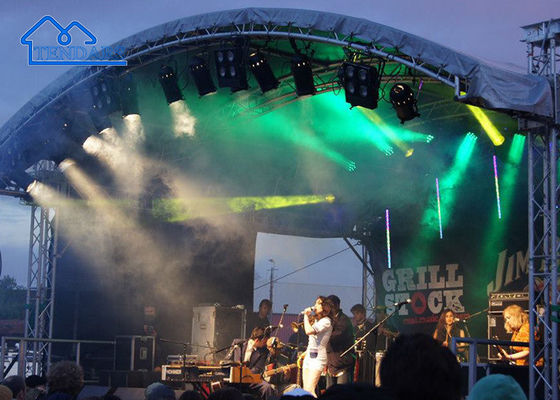 Popularny Custom Aluminium Truss With Roof Booth Truss Event Scene Scene dla wydarzeń scenicznych