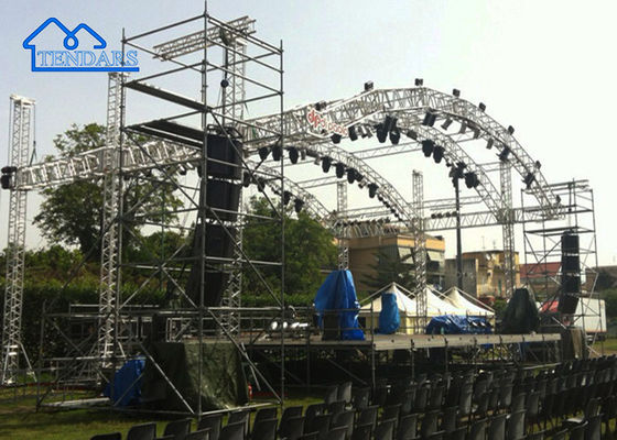 Fabryka dostarcza aluminiowy stop Wydarzenia Stage Truss Struktura Zmontować Stage Truss Aluminium Truss