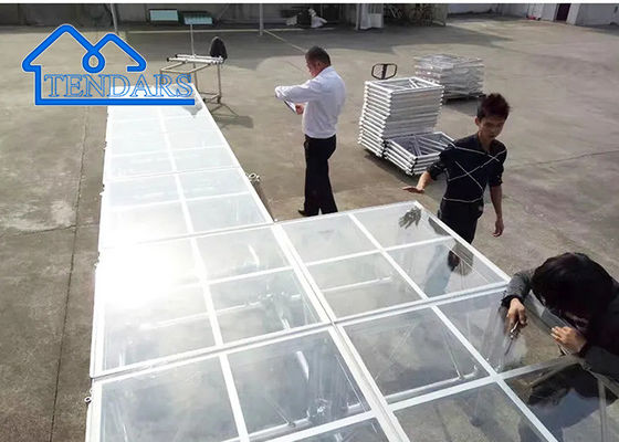 4x4ft i 4x8ft Platform Concert Acrylic Transparency Aluminium Alloy 6082-T6 Stage With Truss