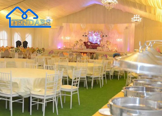 1000 pojemności Marquee Party Event House Tent Fame Retardant DIN4102 Wielkie namioty weselne na świeżym powietrzu