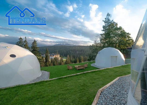 Komercyjna ochrona kombinowany namiot kopułowy igloo UV z PVC do aktywności na świeżym powietrzu