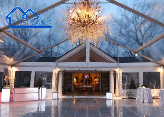 1000 miejsc Aluminiowy ramy imprezy Marquee namioty Wydarzenia Ślubne Wystawa Jasny dach namiot Waterproof Marquee ogród