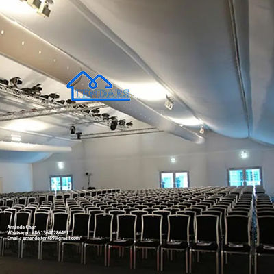 Elegancka funkcja zewnętrzna Catering Namiot namiotowy weselny Ściany boczne z PCV Konstrukcja baldachimu wydarzenia
