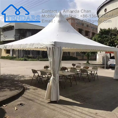 Zewnętrzny baldachim z PCV Aluminiowe namioty wystawowe Pagoda Wesele, targi i namiot imprezowy
