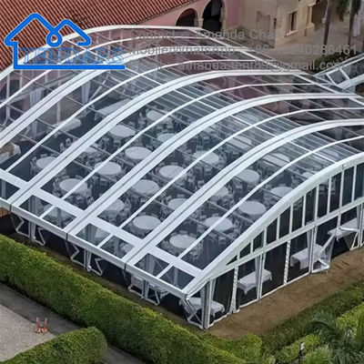 Na zewnątrz dostosowany nowy ślubny przezroczysty namiot weselny na namiot imprezowy