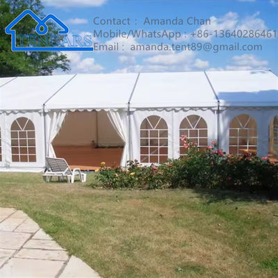 Biały Custom Duża pojemność Aluminiowy Stop Marquee Party Event Duży namiot ślubny