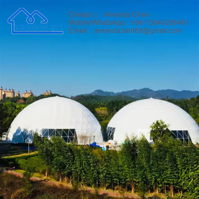 Hotel Resort Pvc Big Canvas Geodetyczny Glamping Dome Dom namiot na imprezę
