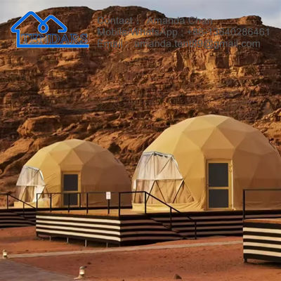 namiot wystawowy igloo kopuła geodezyczna konstrukcja stalowa namiot kempingowy hotel glamping okrągły dom namiot