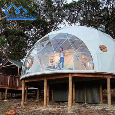 Hotele wodoodporne Geodezyczne Glamping Dome Namioty Domy Zewnętrzne struktury handlowe