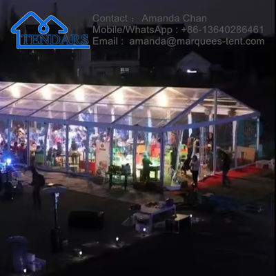 10x20m Arena Tłoczony wytłaczany stop aluminium 6061 / T6 Namiot imprezowy Namiot imprezowy Standardowy europejski system kotwiczny