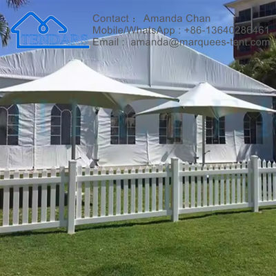 Duży namiot z aluminium z aluminium Pvc Marquee Outdoor Duży namiot magazyn przemysłowy
