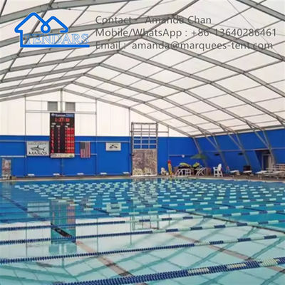 Namiot sportowy na świeżym powietrzu z ramą z aluminium i materiałami odpornymi na warunki pogodowe
