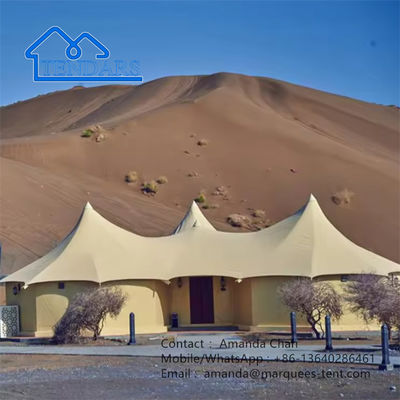 Wnętrze luksusowe Eco Resort Hotel namiot Membranowy dom z łazienką