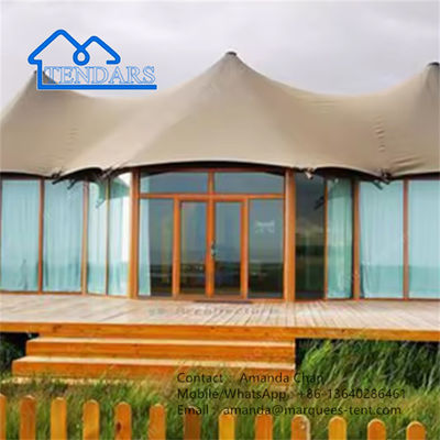 Odporny na promieniowanie UV nowoczesny dom kempingowy namiot Resort Hotel namiot dla glamping Resort