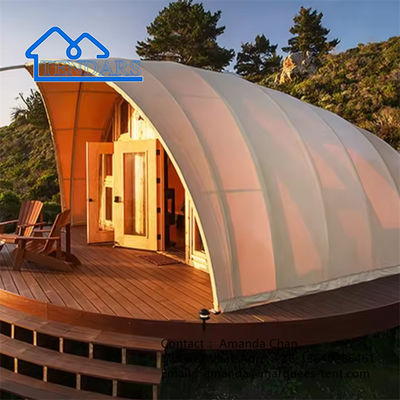 Wodoszczelny, w kształcie muszli, Glamping Resort Hotel, namiot, pokrywki hotelowe z łazienką