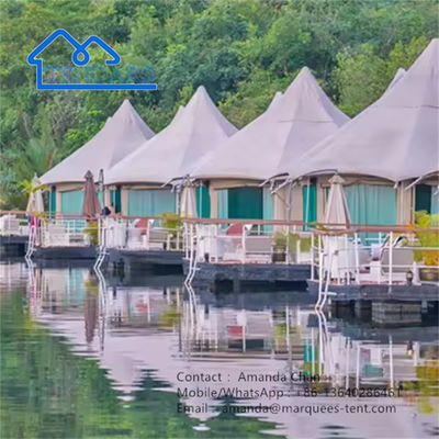 Pvdf Safari Camp Hotel Tent wodoodporny ognioodporny namiot dla Glamping Resort