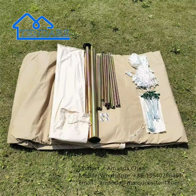 Wodoszczelny namiot zewnętrzny Safari Glamping Canvas Tent For Awning Rain Cover Tent