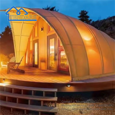 Long Life Camping Luksusowy namiot hotelowy Glamping w kształcie muszli dla ośrodka na świeżym powietrzu