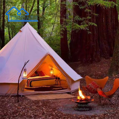 Luksusowy wielki kemping dla rodzin na świeżym powietrzu, namiot z dzwonkiem, teepee yurt, namiot glamping