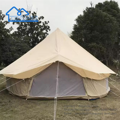 Namiot kempingowy na zewnątrz wodoodporny bawełniany płótno namiot glamping luksusowy namiot dzwonkowy